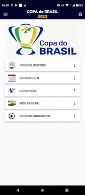 Futebol Brasil android App screenshot 2